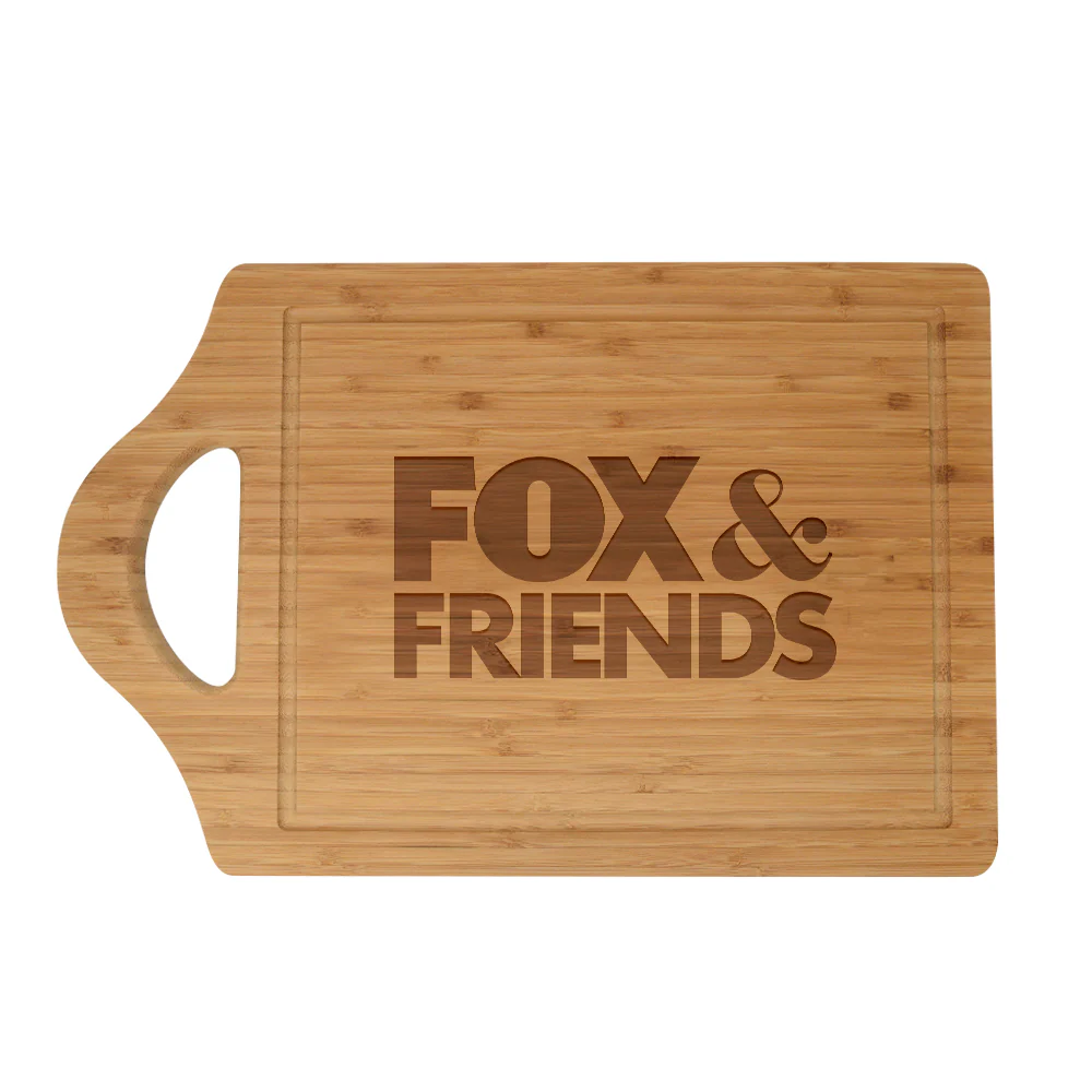 1010-fox-friends-logo-laser-engraved-cutting-board-1.webp FOX & Friends Logo Laser Engraved Cutting Board