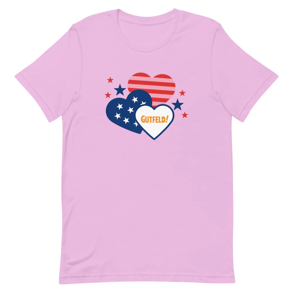 Gutfeld! Hearts Unisex T-Shirt