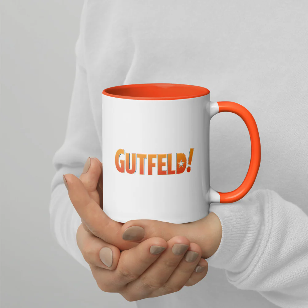 Gutfeld! I'm Greg Gutfeld and I love you, America Two-Tone Mug