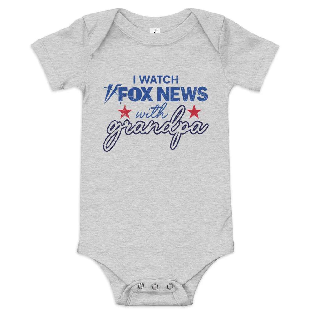 153-fox-news-i-watch-with-grandpa-baby-bodysuit-1.webp FOX News I Watch with Grandpa Baby Bodysuit